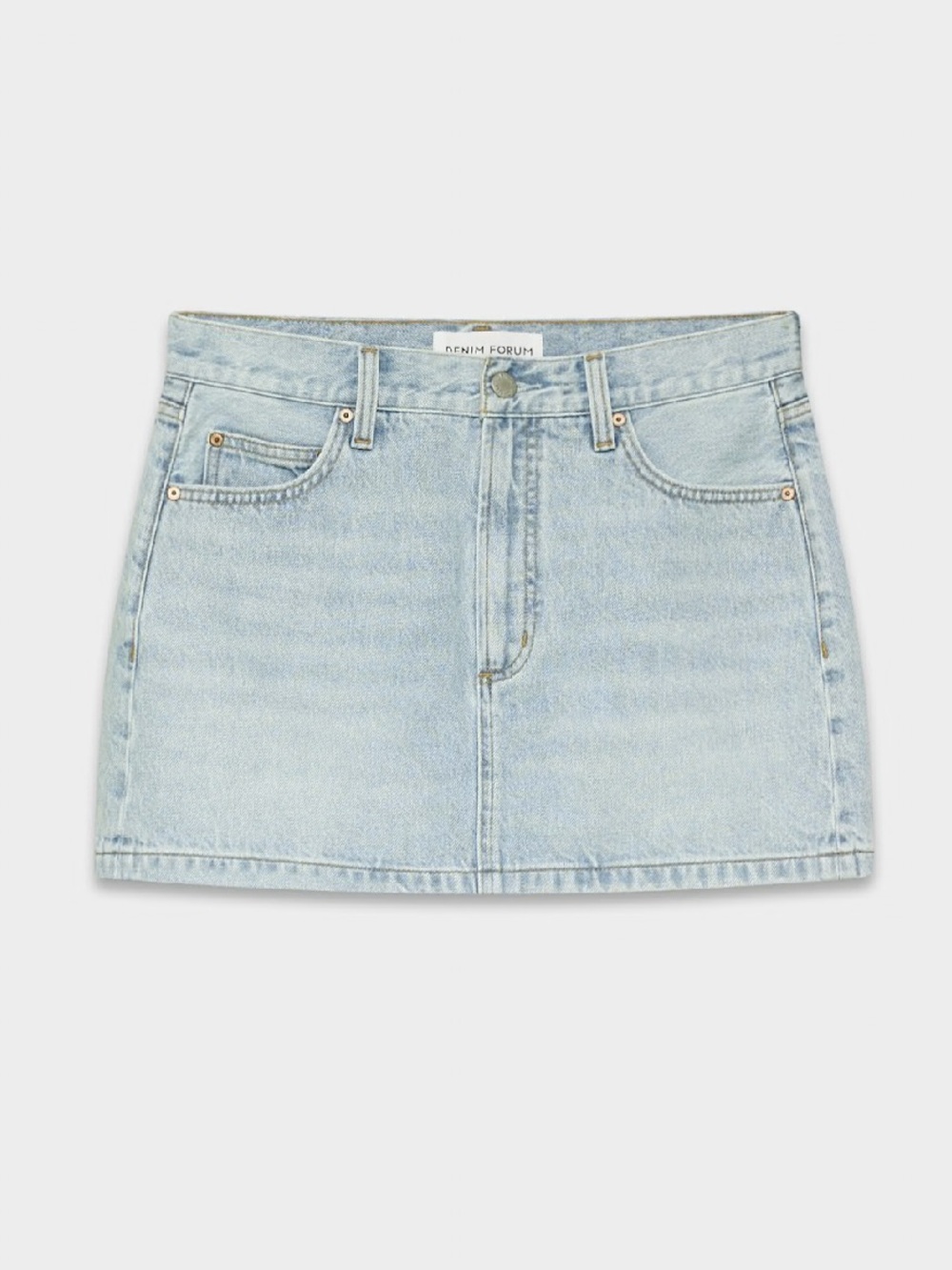 Denim Forum The '90s Ricci Denim Skirt